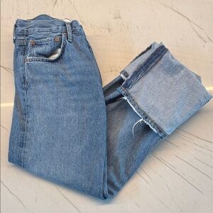 Agolde Fran Low Slung Straight Jeans